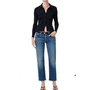 Citizens of Humanity‎ Anissa Low Rise Straight Jeans Indigo Denim Size 28 NWT!